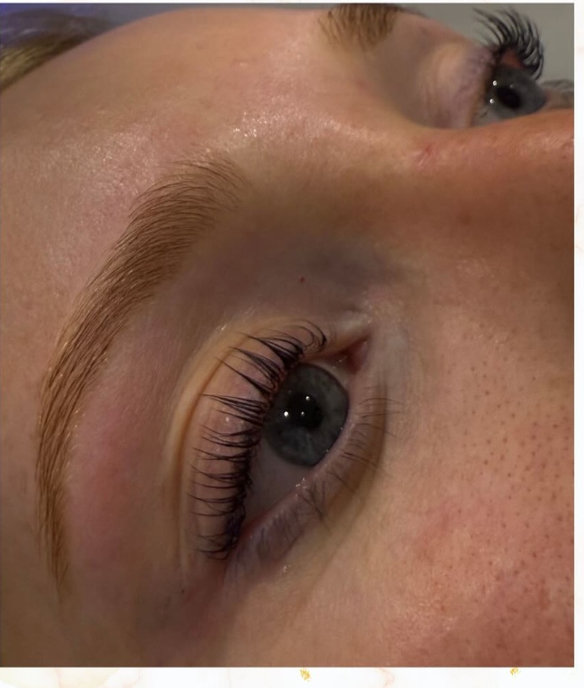 Lash lift and tint with a fresh brow shape at Precious Moments Beauty Clinic, Banstead